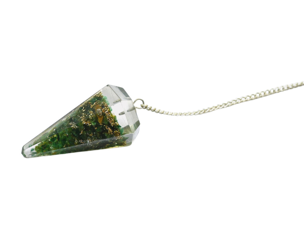 Green Aventurine Orgone Pendulum