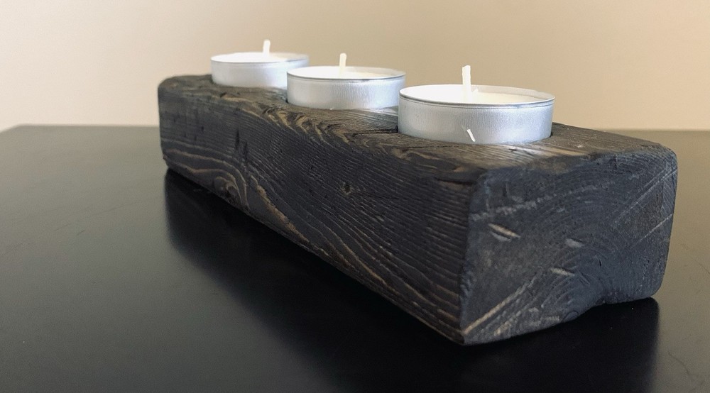 Rustic Tea Light Holder