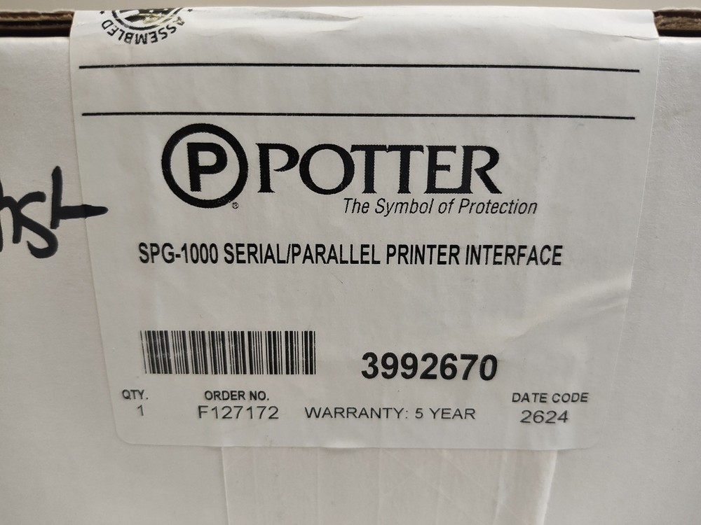Potter SPG-1000 Serial/Parallel Printer Interface