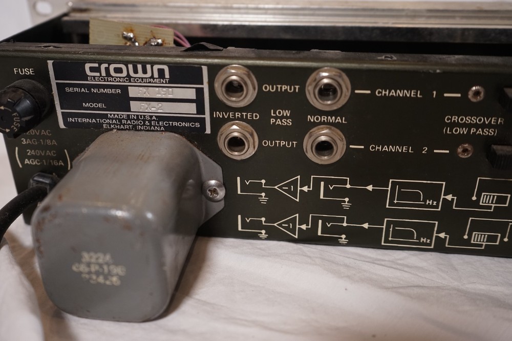 Crown VFX-2 Dual Channel Filter Cross-Over Untested