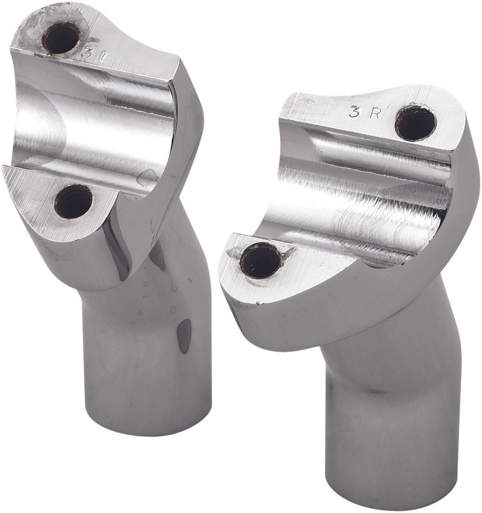 Forged Handlebar Riser - Color: Chrome - Style: Chrome
