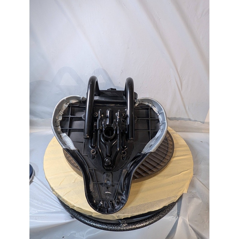 Grand Star Oversized Bicycle Saddle with Adjustable Backrest Black Comfort