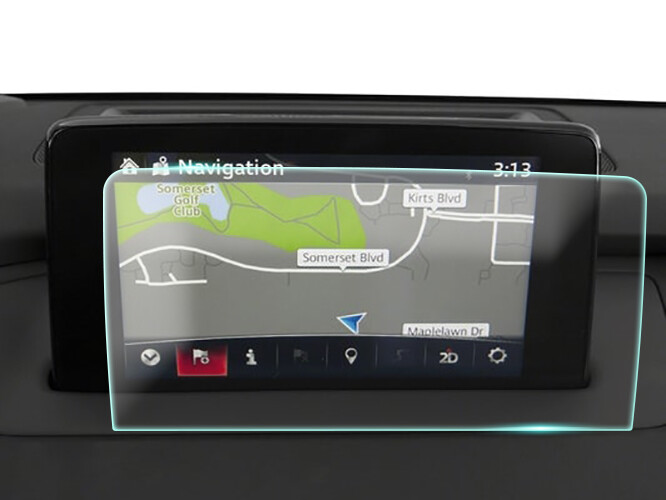 Crystal Clear Screen Protector for 2018 Mazda CX-9 Vehicle Navigation
