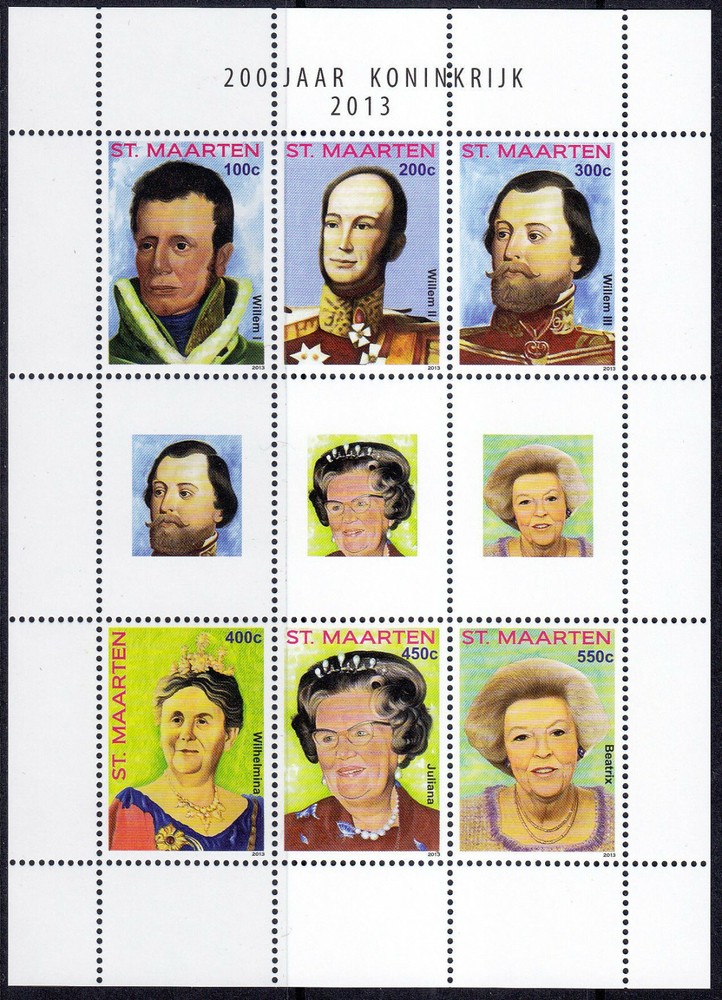 Sint Maarten Issue 2013 (168-173) Royalty