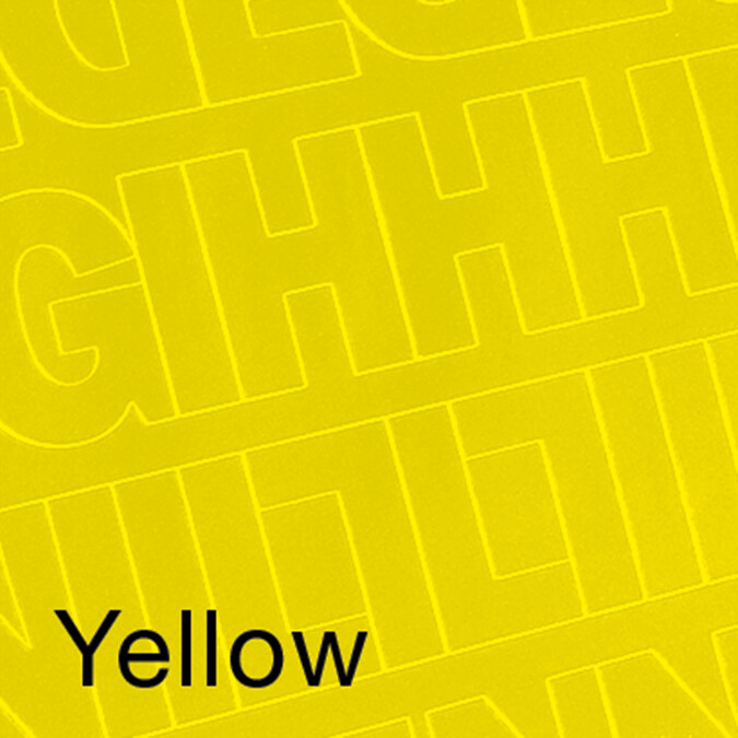 Duro Permanent Adhesive Vinyl Letters & Numbers 3" 160/Pkg-Yellow