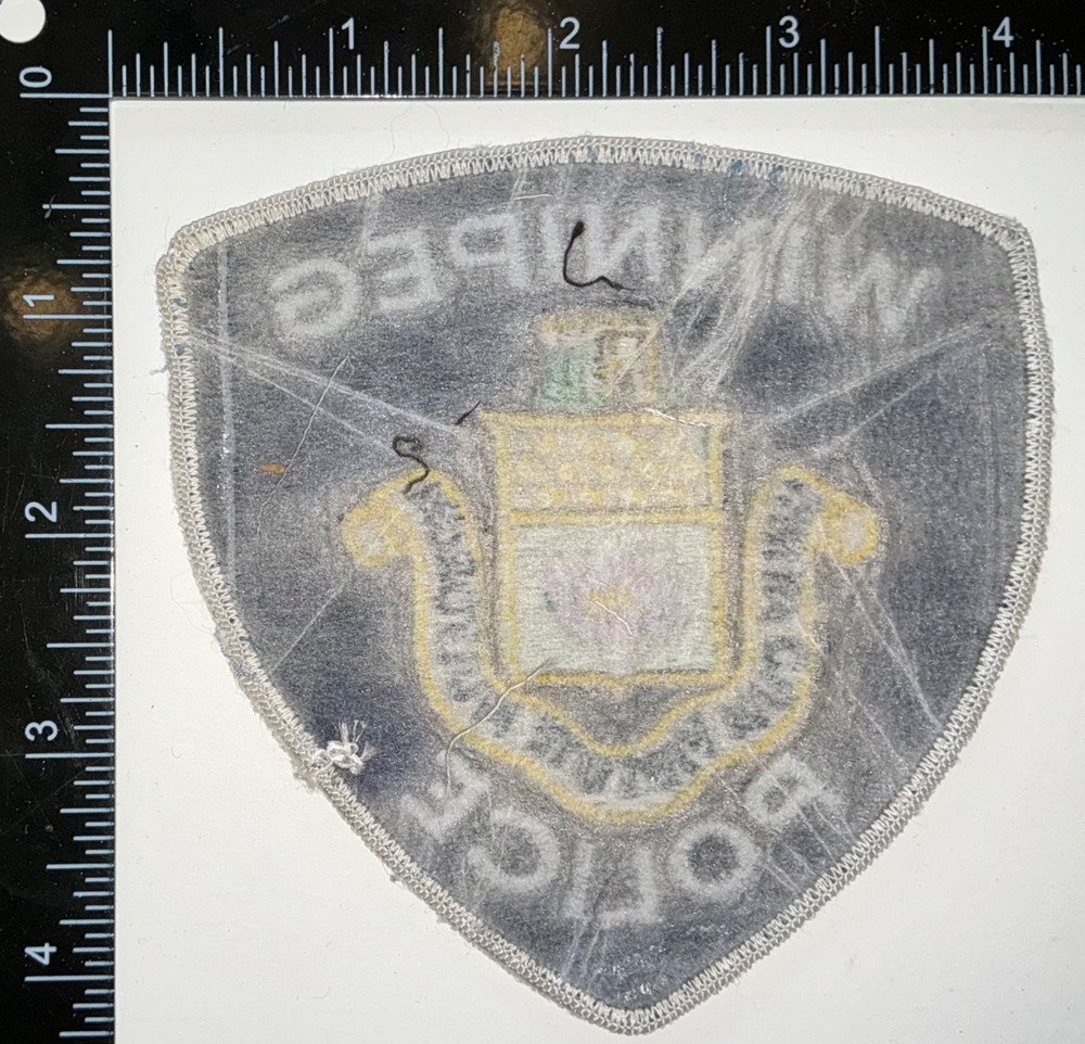 Winnipeg Canada Police Patch