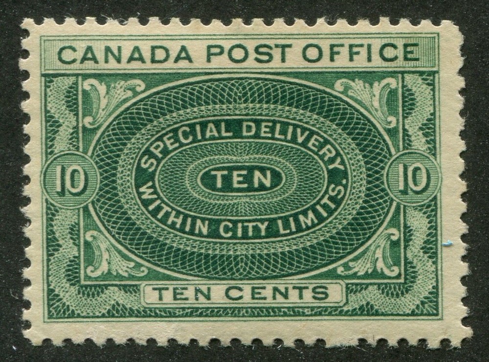 Canada B.O.B. E1 Mint Special Delivery Stamp