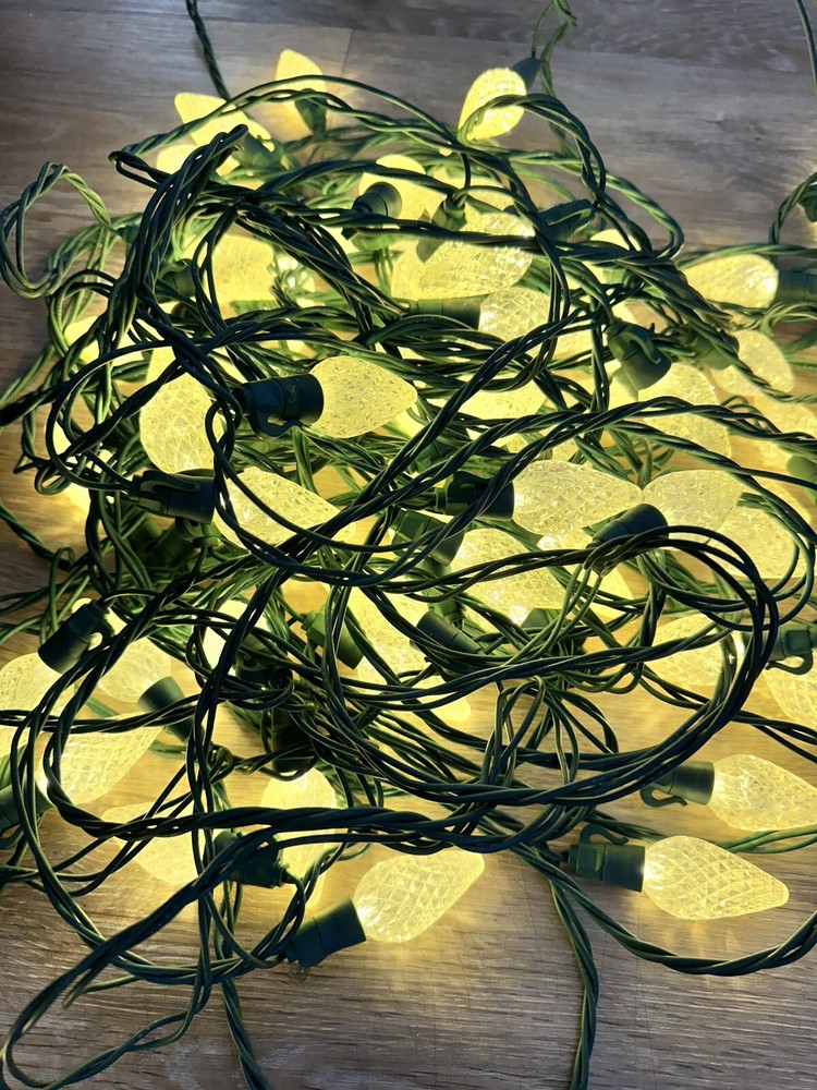 LED Christmas Lights, warm white Bulbs