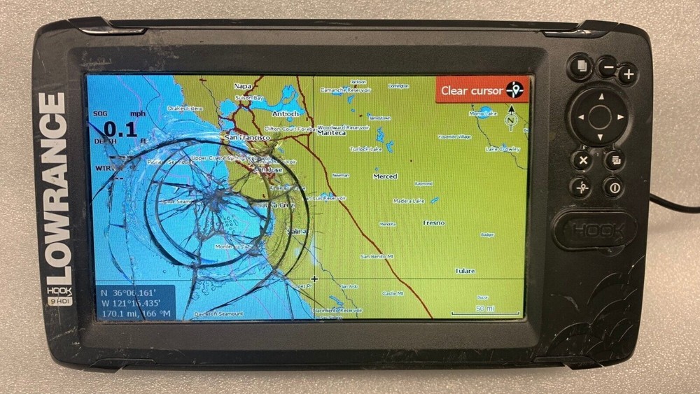 Lowrance HOOK 9 HDI Chartplotter/Multifunction Boat Displays