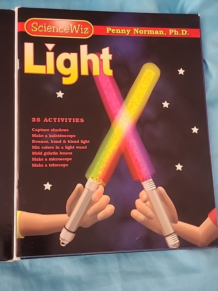 ScienceWiz LIGHT 25 Projects Kids Educational Science Book & Activity Kit (PT2)