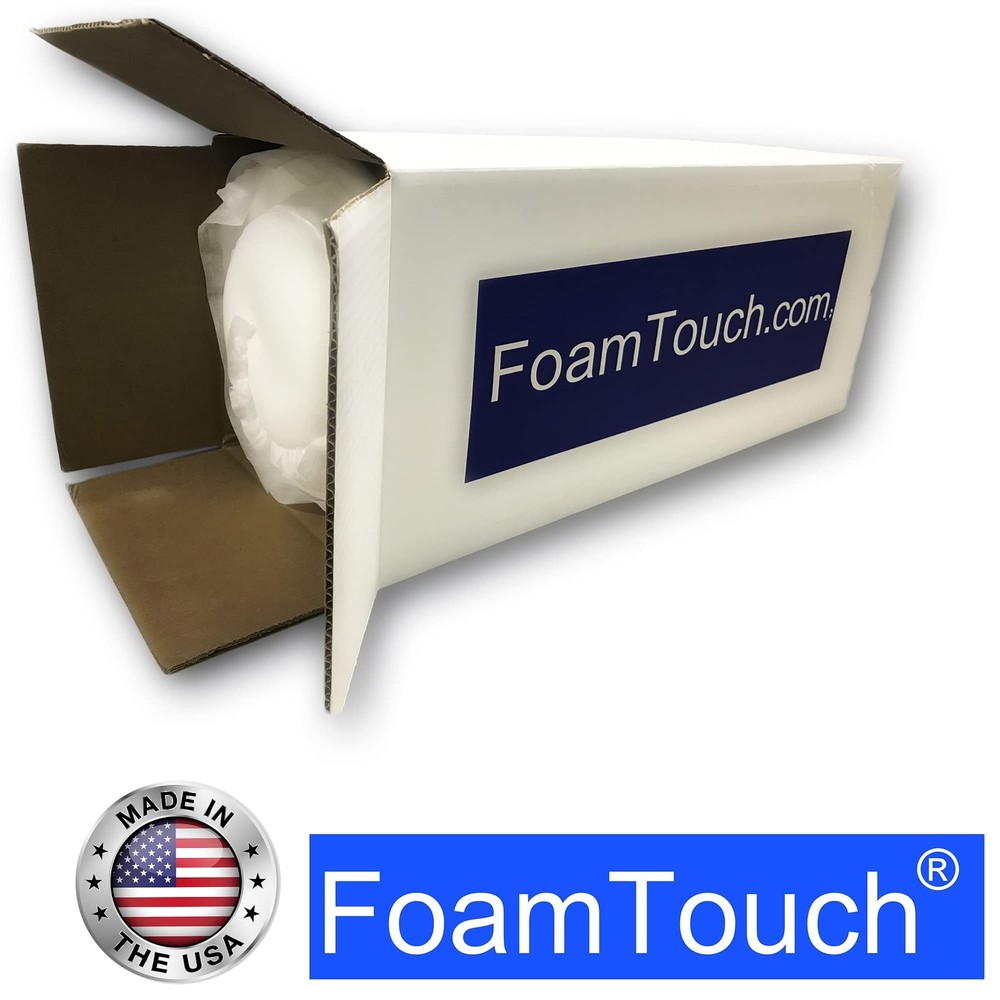 FoamTouch High Density (6pack) 1" Height x 24" Width x 24" Length Upholstery ...