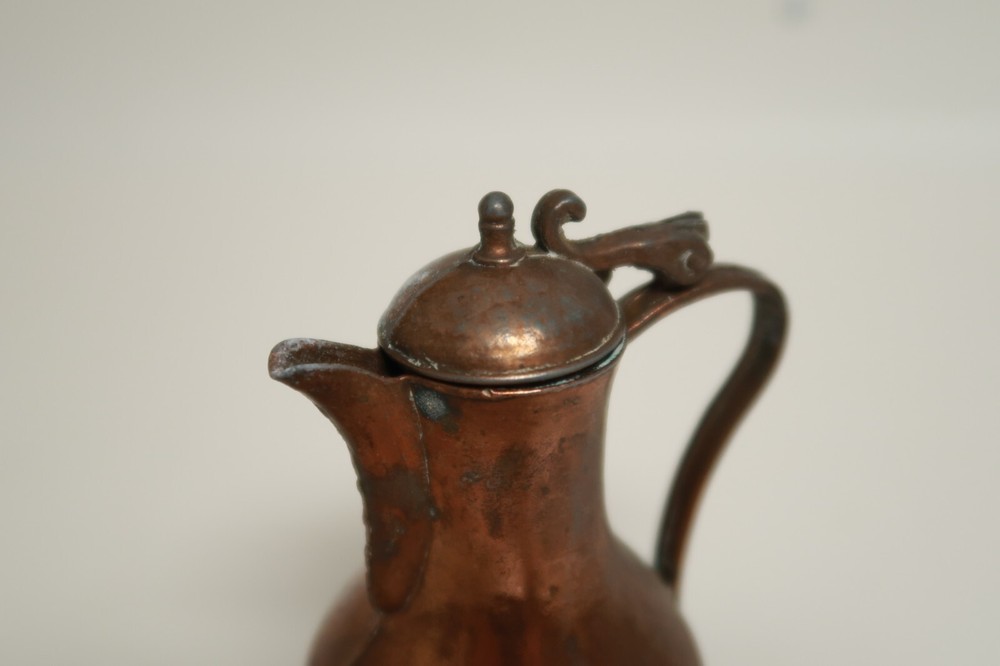 Small Pitcher 4.5" Tall Artistic Bronze Colored Decorative