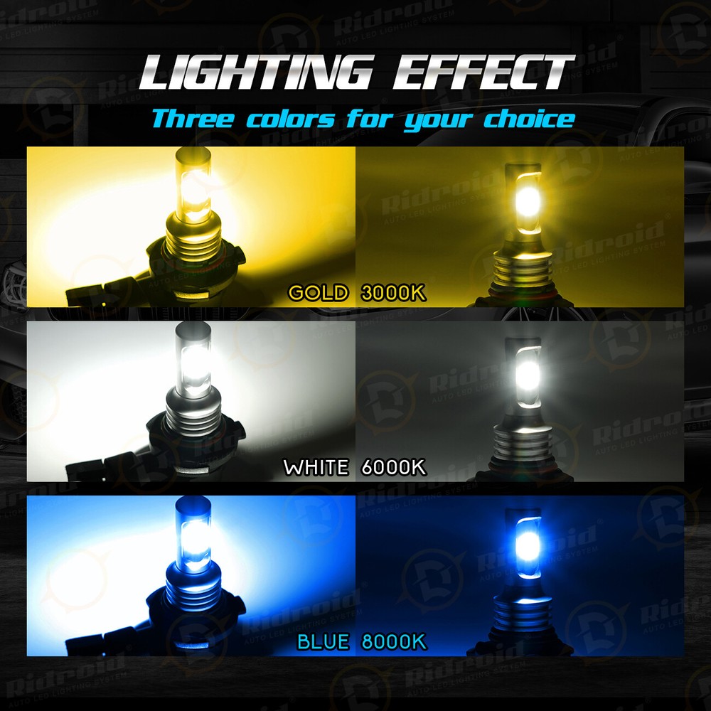 For Mazda 3 2004-2008 2009 4X High/Low Beam LED Headlight Bulbs 6000K Combo Kit