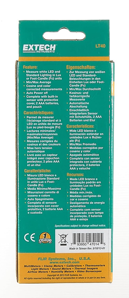 LT40 LED Light Meter