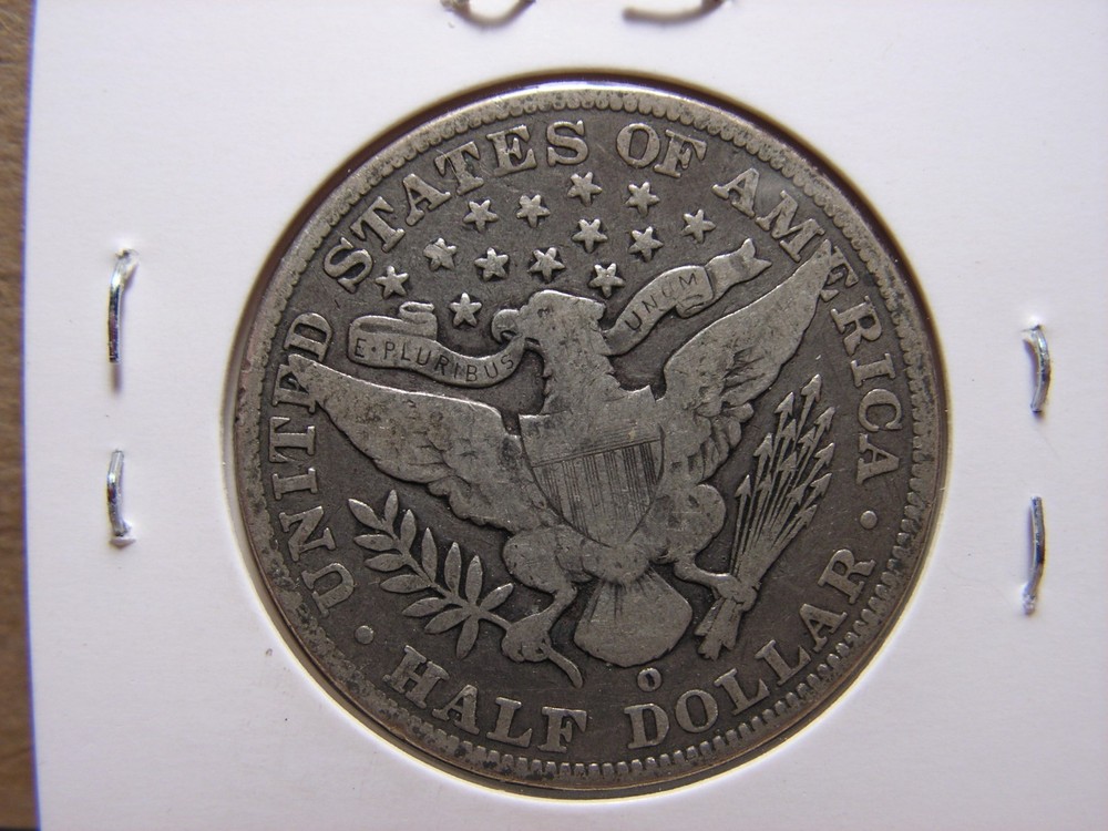 1902 - O Barber Half Dollar.