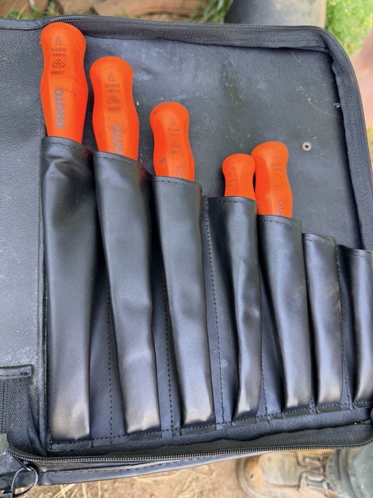 Proto tools 1000v insulated tools - 9 Pc Set