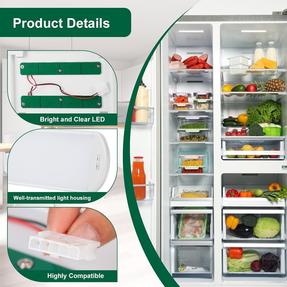 W11527432 Refrigerator LED Light Assy Module,for Whirlpool Maytag Refrigerator