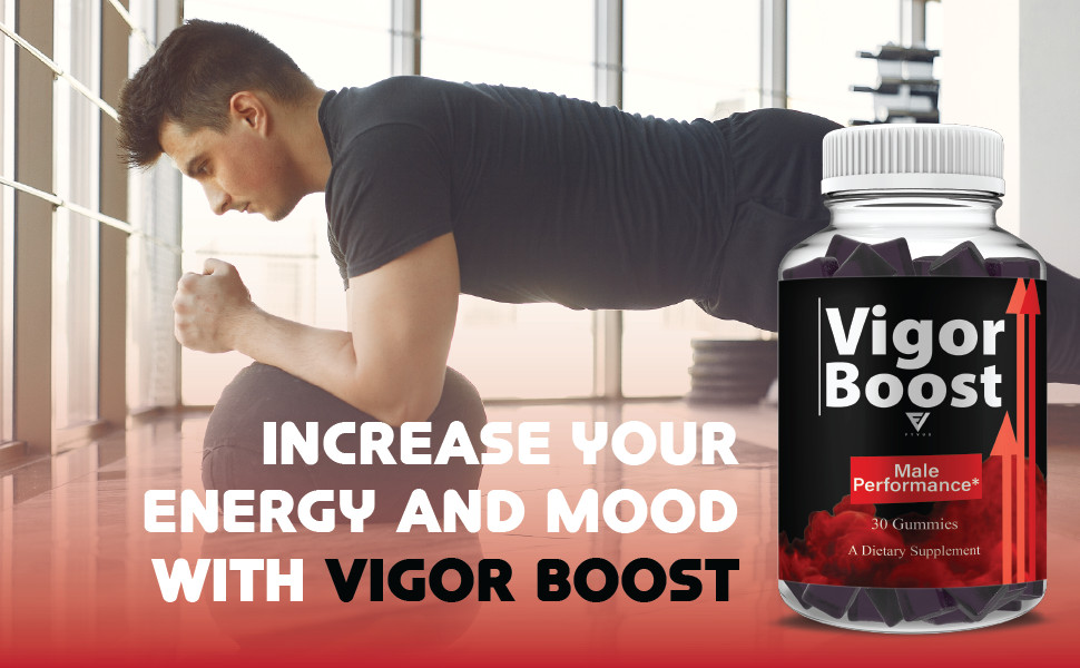 Vigor Boost Performance Gummies, VigorBoost Premium Gummy (30 Gummies)