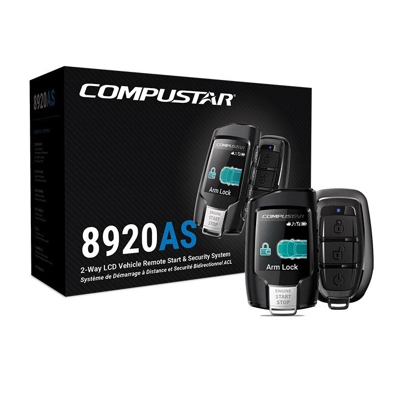 NEW Compustar CS2W8920-AS    2-Way Remote Start & Security System w/ LCD Remote