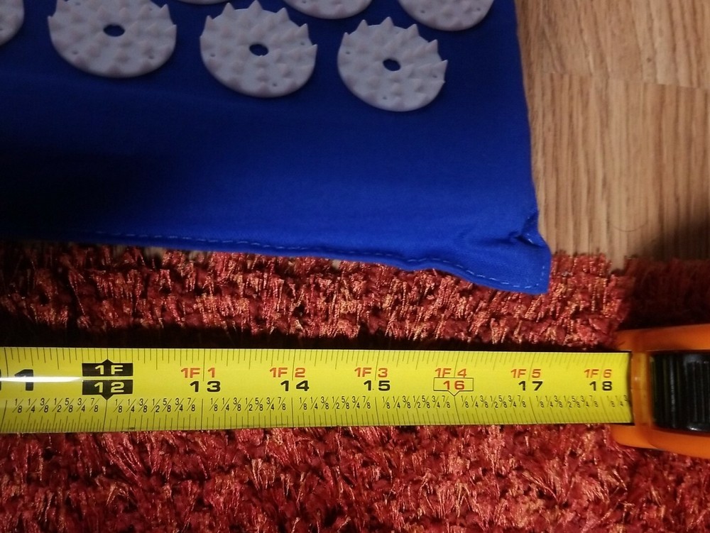 Blue At-Home Acupressure Mat & Pillow Set