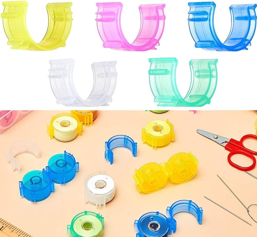 50 pcs/Pack Sewing Bobbin Small Clips Sewing Tool Clip Accessory Bobbin Holder C