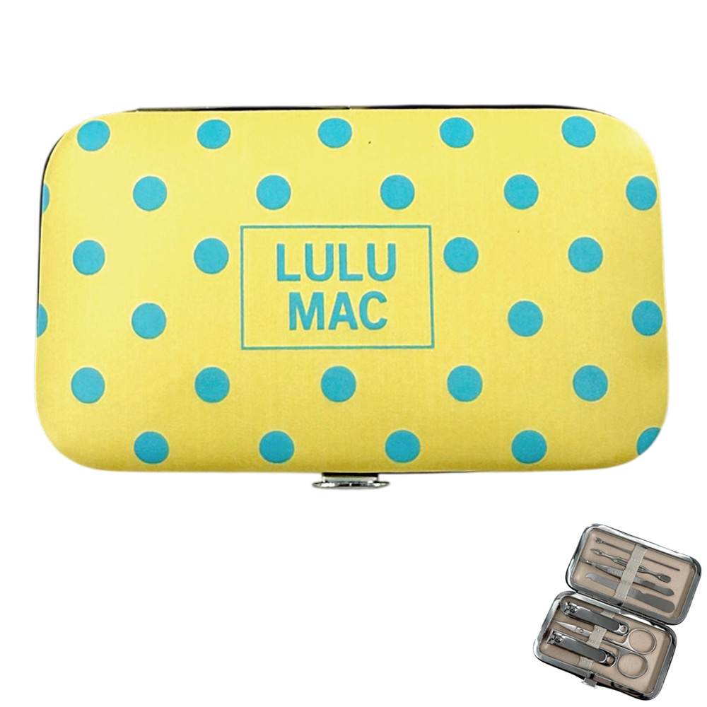 Lulu Mac Butter/Blue Dot Manicure Set