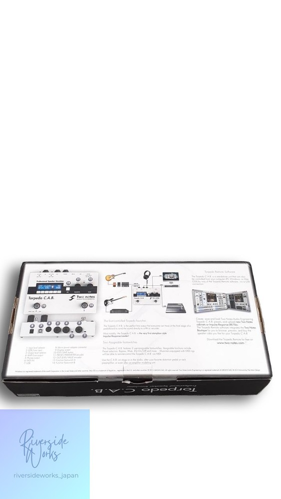 TWO NOTES TORPEDO C.A.B Cabinet Simulator Guitar Effects JP