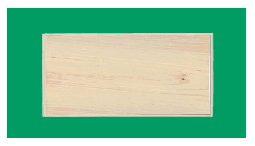 Rectangle 4 X 9 Pine Plaque  with Wall hanger