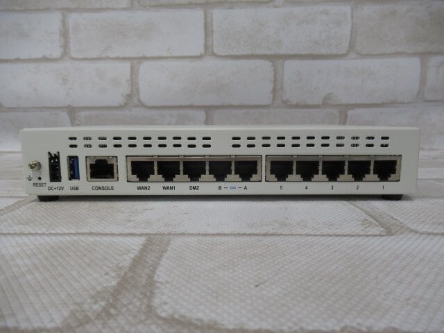 Fortinet Fortigate-60F Network Security Firewall Initialized FG-60F w/Adapter