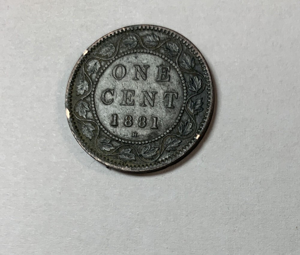 Canada 1881 H Victoria Large One Cent