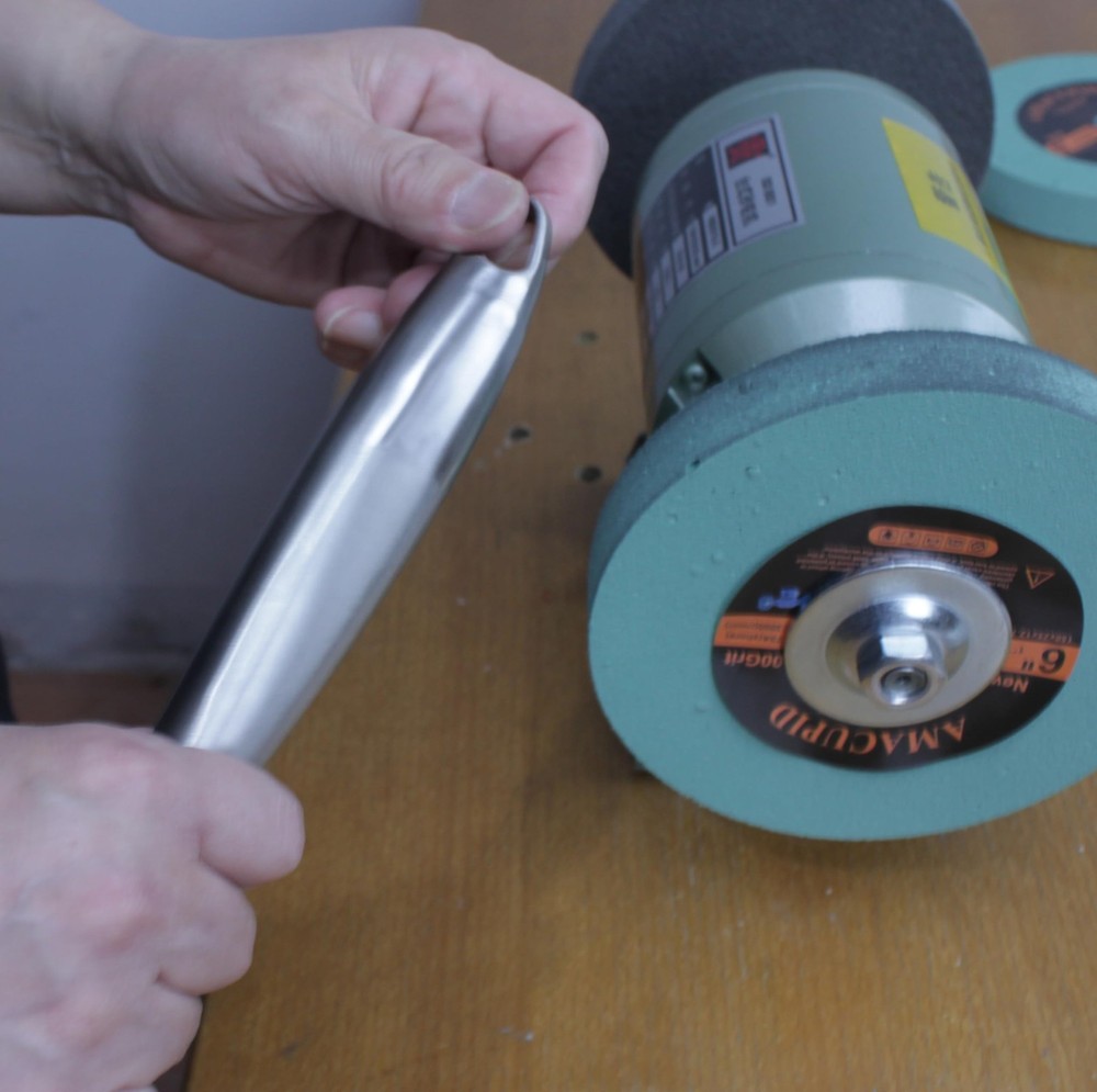 Elastic Polyurethane Buffing Wheels 6 Inch 2000 Grit. for Mirror Polished Sta...