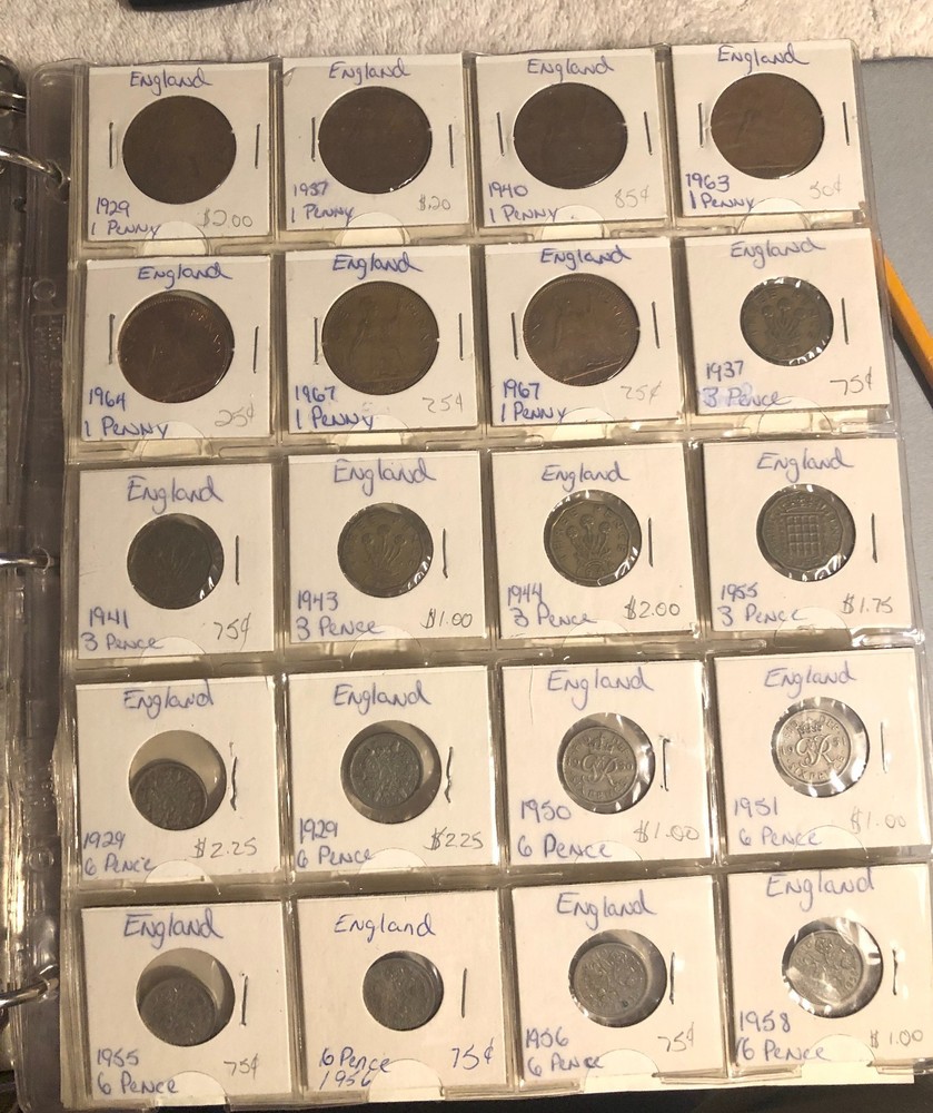 world coins lot bulk old