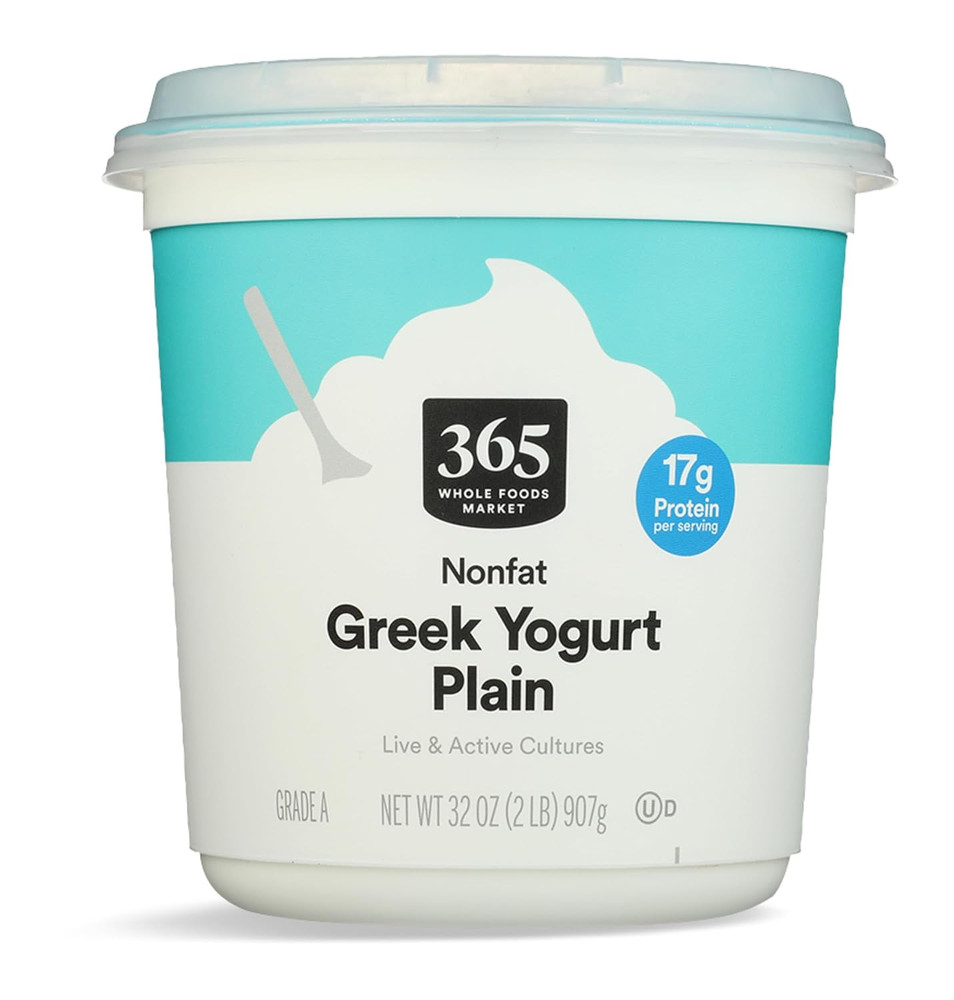 , Greek Yogurt, Plain Nonfat, 32 Ounce