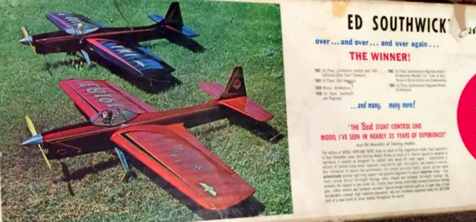 SKYLARK PLAN & CONSTRUCTION ARTICLE for Ed Southwick's UC Stunt Model Airplane