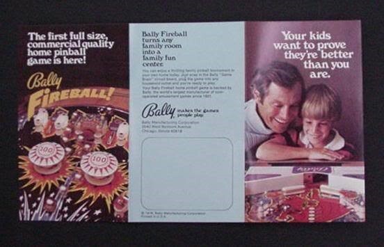 Fireball Home Edition Original Pinball Flyer Mint