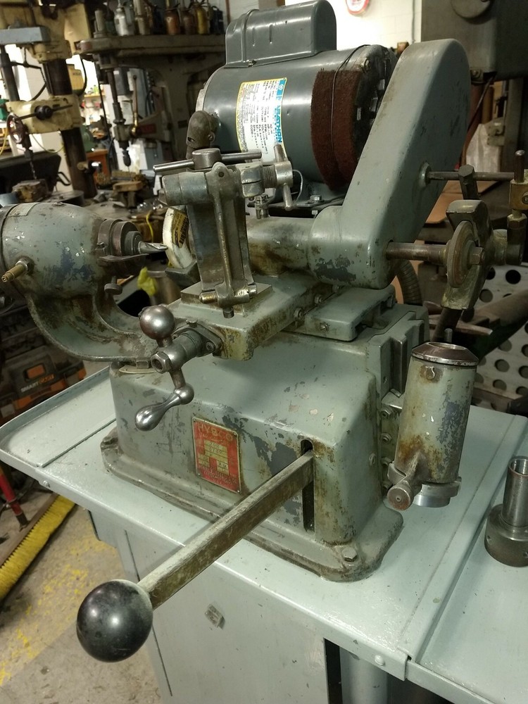 Hybco tap grinder / sharpener. Relief grinde
