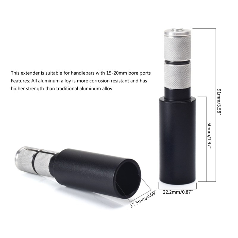 Extended Handlebars Extension Improve Control &Safety during Biking