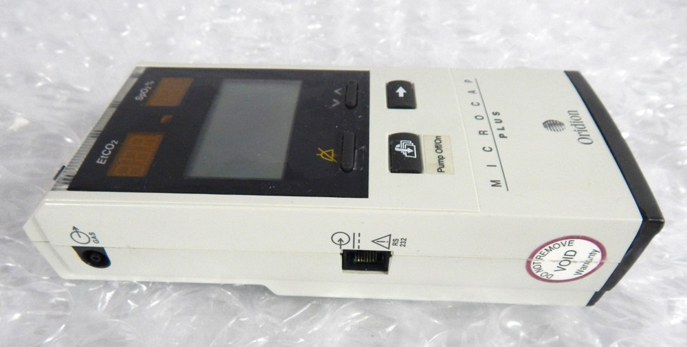 ORIDION MICROCAP PLUS HANDHELD CAPNOGRAPH S/N 105