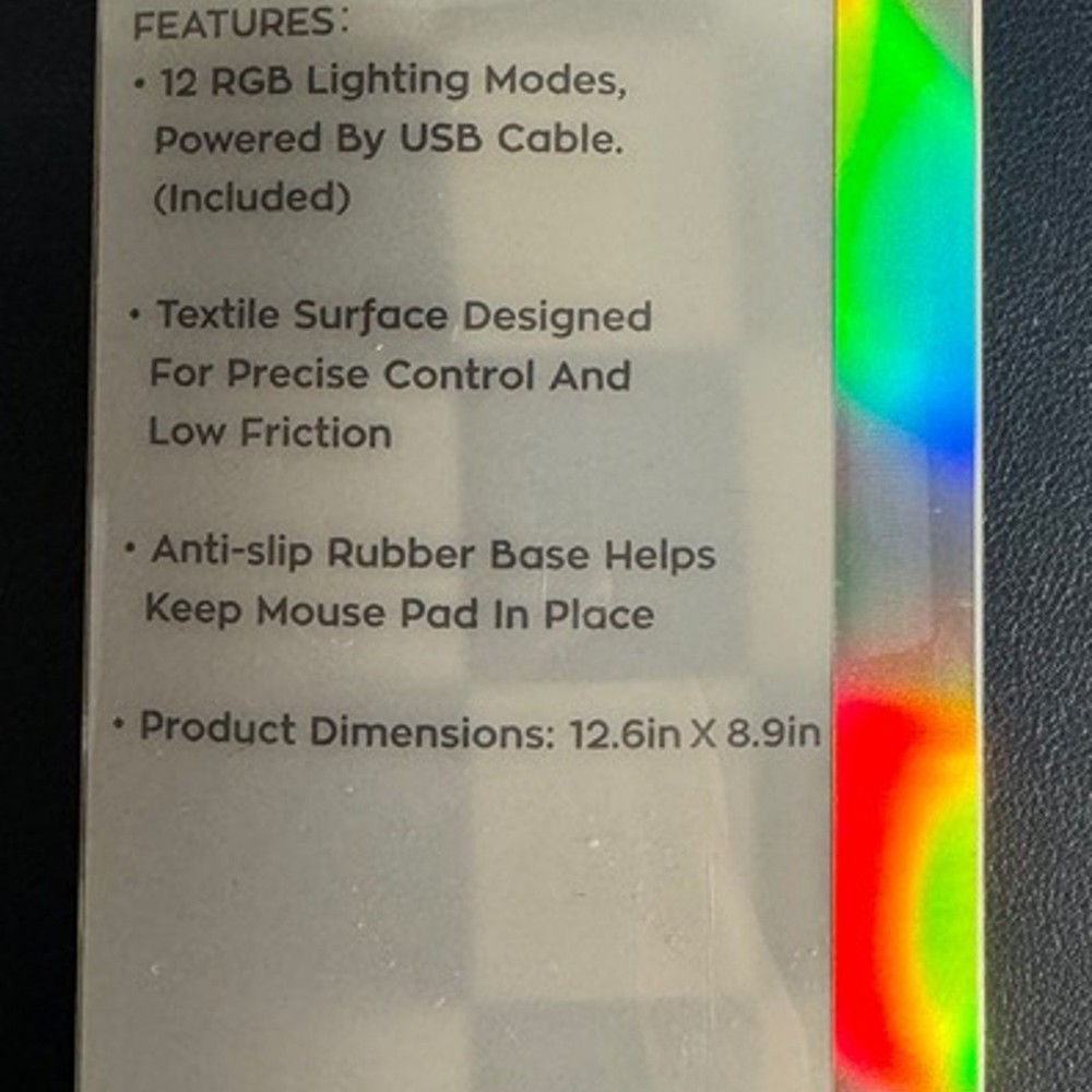 Checkered Light Up Mousepad