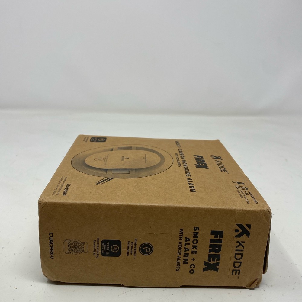 Kidde FireX 5" Smoke + Carbon Monoxide Alarm, Hardwired, White