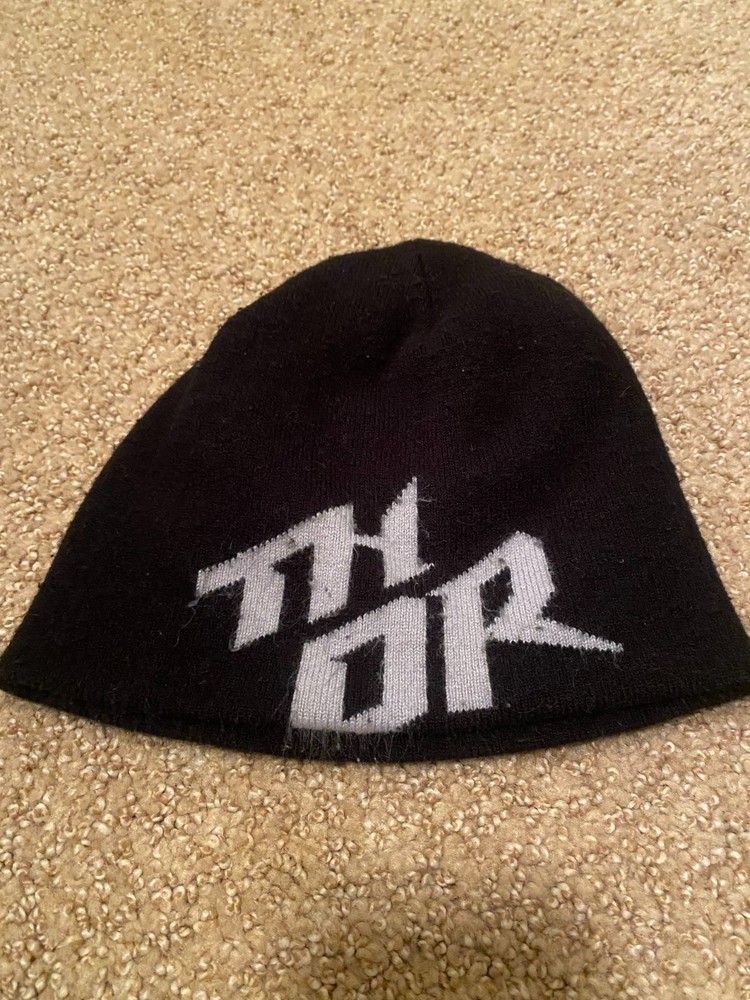 THOR Racing Black with white beanie hat