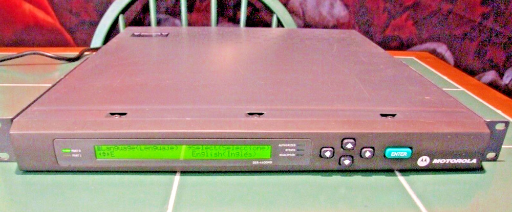 Digital Satellite Multiplex Decrypter Serviced Motorola DSR-4400MD TESTED