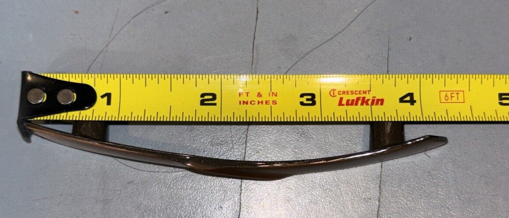 Brushed Copper Cabinet Door Handle Pull. 3” Hole Pattern