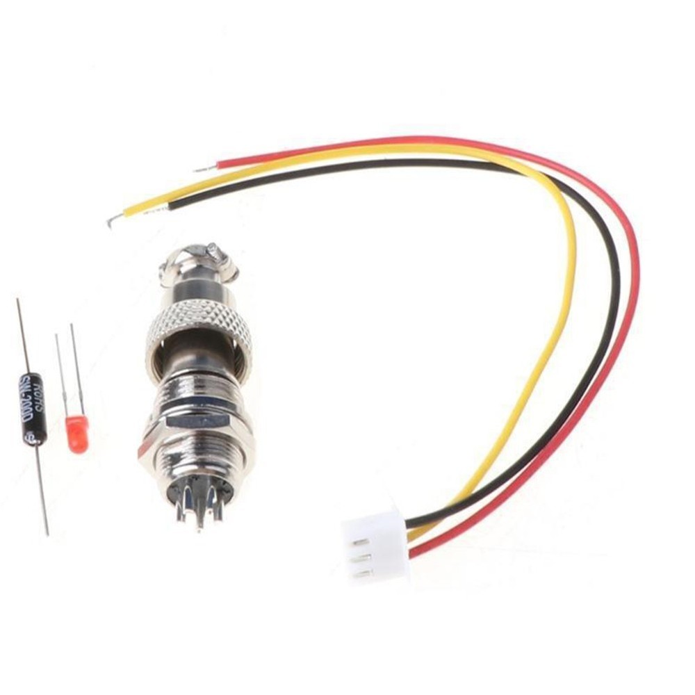 For Welding Attemperator PCB Board 6.7x2.5x2.3cm Heating Indicator Light
