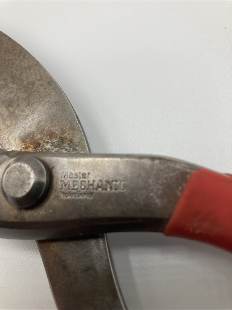Master Mechanic Professional Tin Snips 12.5" and 10" Scissors