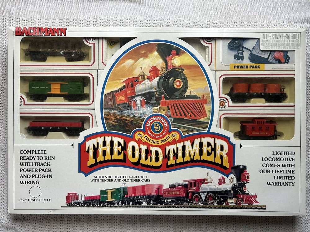 HO Bachmann ‘The Old Timer’ Electric Model Train Set - (EX BOXED)