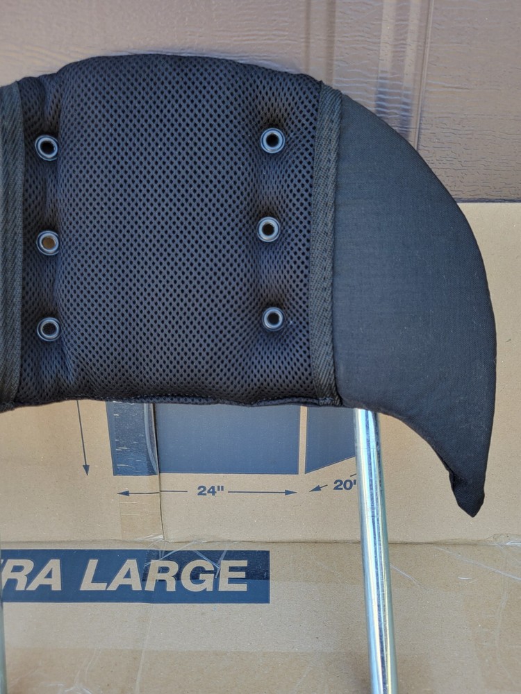 Convaid Cruiser Size 12 Headrest Extension Head Rest Black