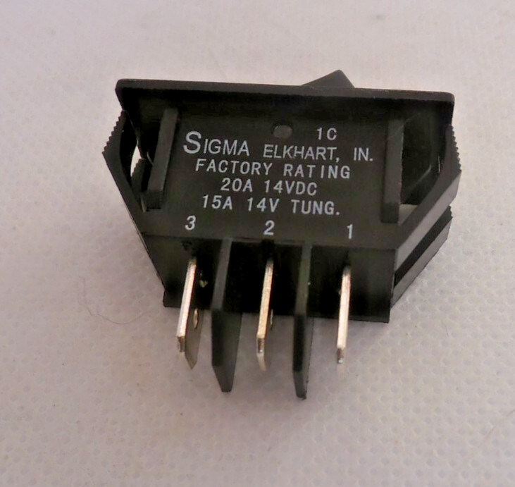 Sigma 1C Rocker Switch Black