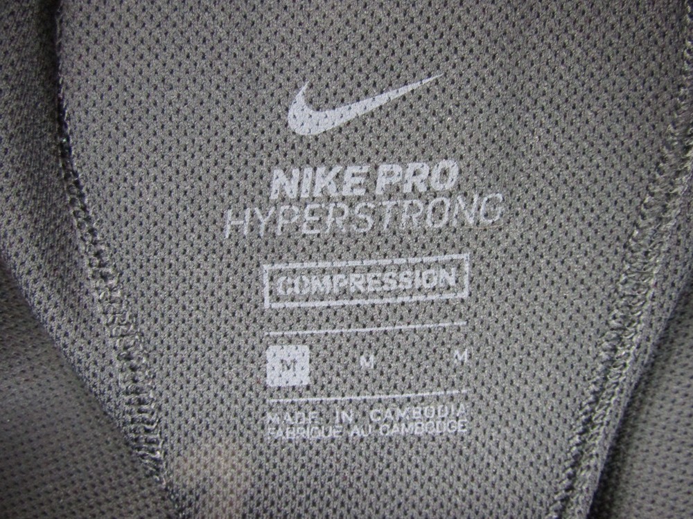 Nike Pro Hyperstrong Padded Compression Shorts-Size Medium-Black-838433-010-EUC