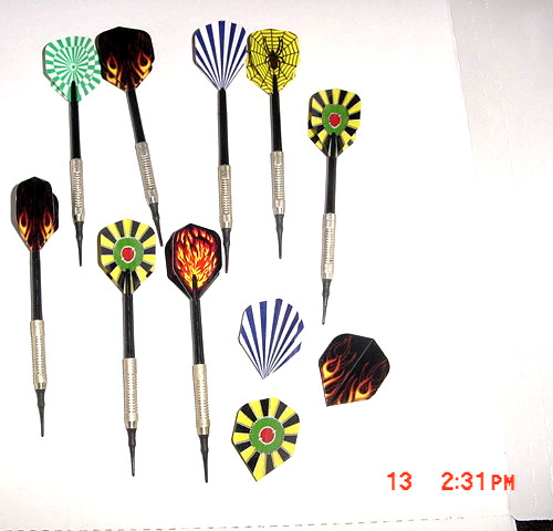 Soft Tip Darts Set 8 Plastic - BAR PUB